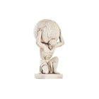 Dekorative Gartenfigur DKD Home Decor Atlas Weiß Magnesium (31 x 28 x 56 cm)