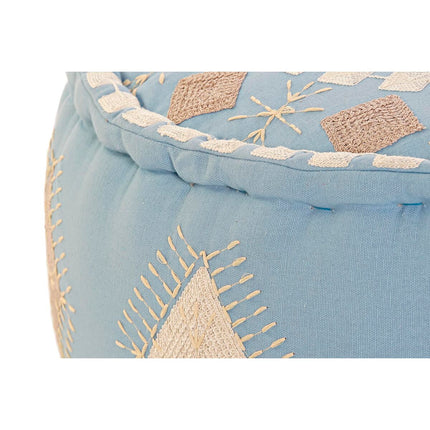 Kissen DKD Home Decor Boden Blau 60 x 60 x 25 cm
