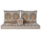 Sessel DKD Home Decor Beige Blau Baumwolle Gelb (145 x 76 x 1 cm)