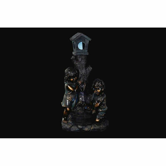 Gartenbrunnen DKD Home Decor Bronze Harz Kind (45 cm)