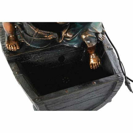 Gartenbrunnen DKD Home Decor Bronze Harz Kinder (44 cm)