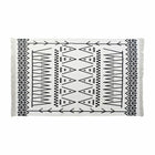 Teppich DKD Home Decor Schwarz Weiß Ikat (120 x 180 x 0,7 cm)