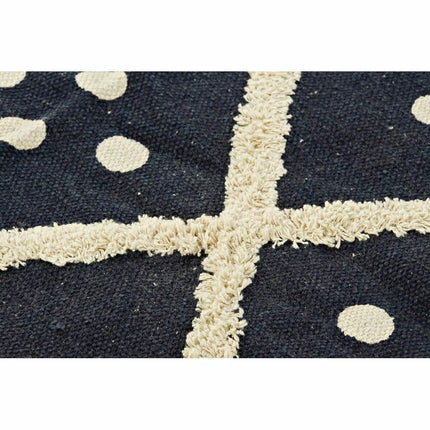 Teppich DKD Home Decor Beige Marineblau (120 x 180 x 0,7 cm)