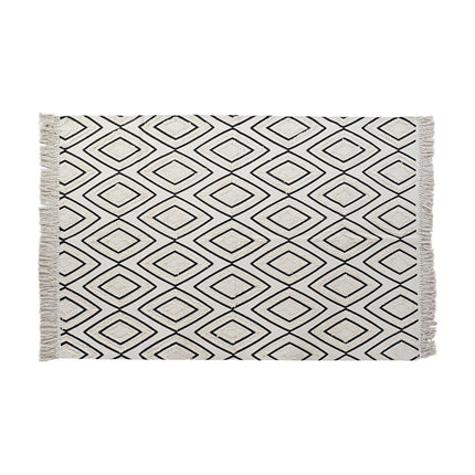 Teppich DKD Home Decor Schwarz Weiß (120 x 190 x 0,7 cm)