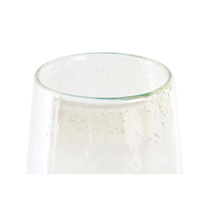 Vase DKD Home Decor Kristall Blau Mediterraner (20 x 20 x 46 cm)