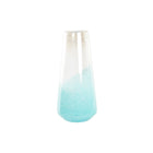 Vase DKD Home Decor Kristall Blau Mediterraner (20 x 20 x 46 cm)