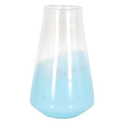 Vase DKD Home Decor Kristall Blau (21 x 21 x 34,5 cm)