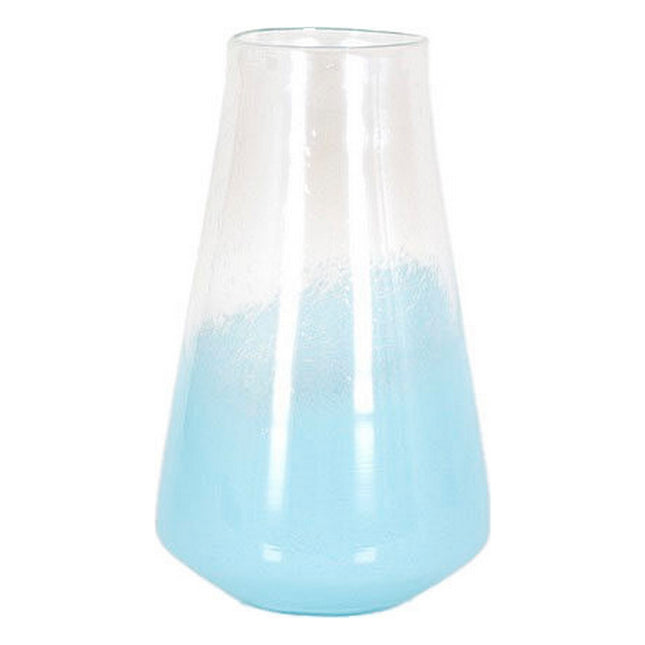 Vase DKD Home Decor Kristall Blau (21 x 21 x 34,5 cm)