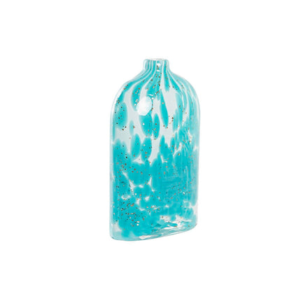 Vase DKD Home Decor 12 x 7,5 x 21,5 cm Kristall Blau Mediterraner