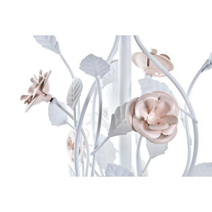Deckenlampe DKD Home Decor 25W Rosa Weiß 220 V (49 x 47 x 37 cm)