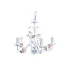Deckenlampe DKD Home Decor 25W Rosa Weiß 220 V (49 x 47 x 37 cm)