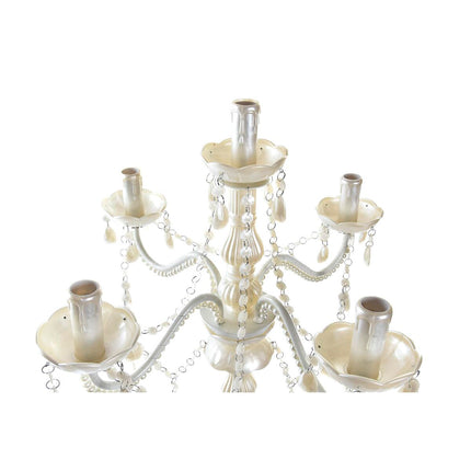 Tischlampe DKD Home Decor 25W Creme 220 V Shabby Chic (51 x 51 x 73 cm)