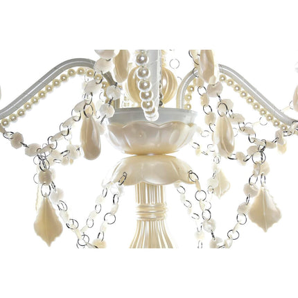 Tischlampe DKD Home Decor 25W Creme 220 V Shabby Chic (51 x 51 x 73 cm)