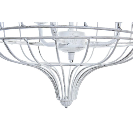 Deckenlampe DKD Home Decor 37 x 37 x 55 cm Metall Weiß 25 W