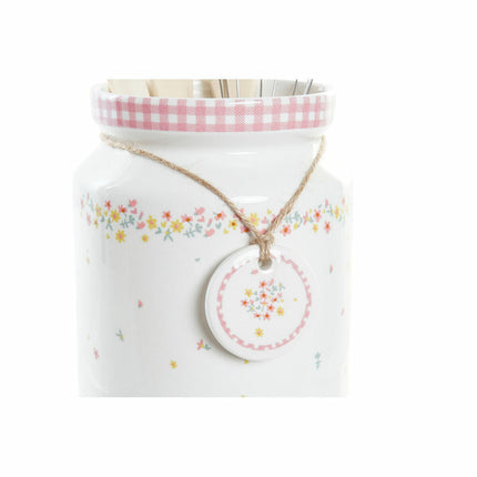 Küchenutensilien-Set DKD Home Decor Blomster 12 x 12 x 22 cm Dolomite Holz MDF (5 Stück)