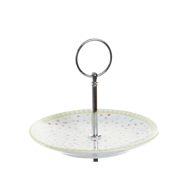 Obstschale DKD Home Decor 27 x 27 x 34 cm Porzellan Metall Bunt