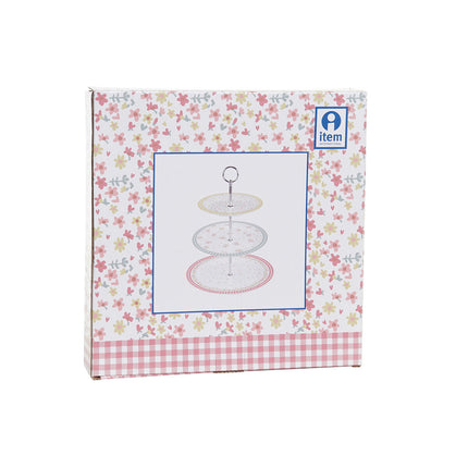 Obstschale DKD Home Decor 27 x 27 x 34 cm Porzellan Metall Bunt
