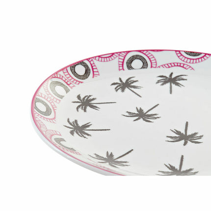 Geschirr-Set DKD Home Decor Afrikaner Porzellan (18 pcs)