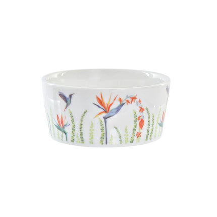 Satz für Appetithäppchen DKD Home Decor 19,7 x 19,7 x 1 cm natürlich Bunt Steingut Tropical (5 pcs)