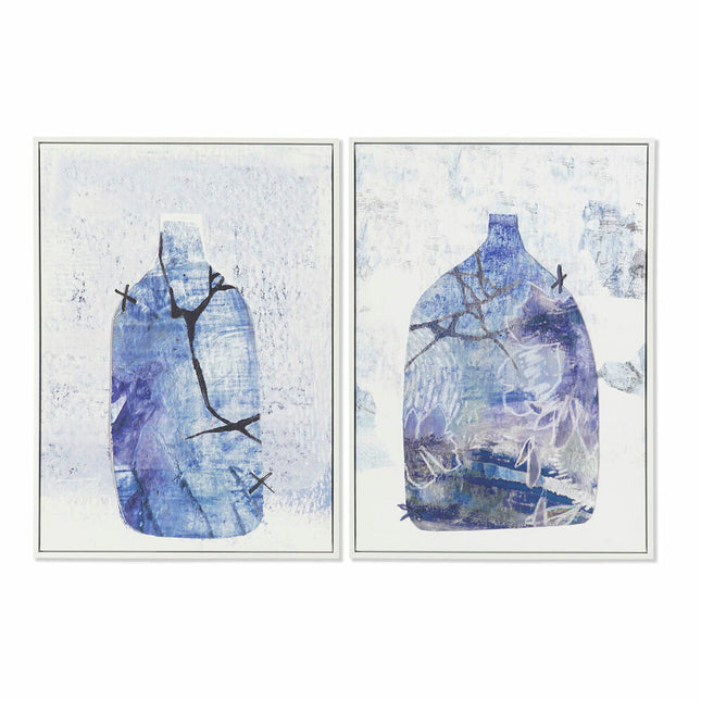 Bild DKD Home Decor 52,2 x 4,5 x 73 cm Vase Skandinavisch (2 Stück)