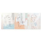 Bild DKD Home Decor 80 x 3,7 x 100 cm abstrakt Moderne (3 Stücke)