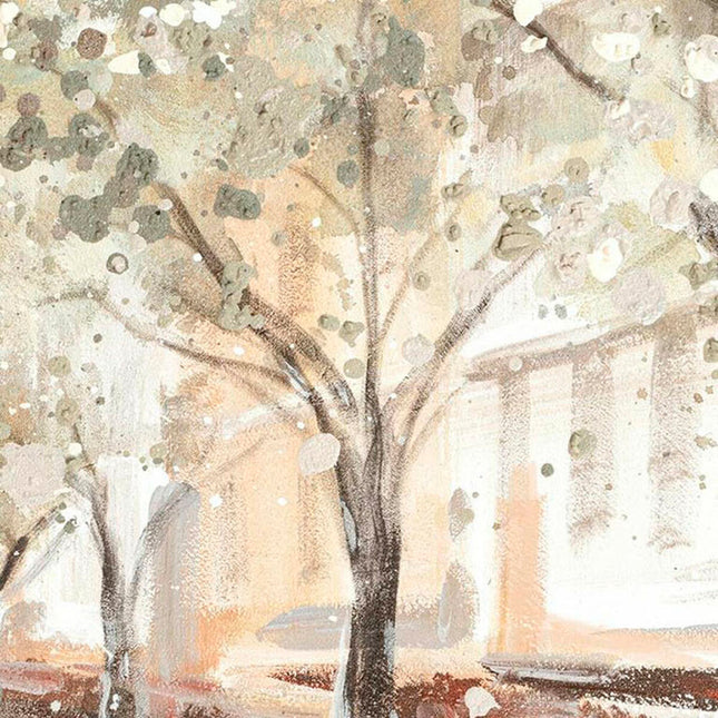 Bild DKD Home Decor 100 x 3,7 x 100 cm Bäume Cottage (2 Stück)