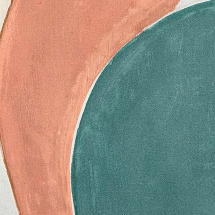 Bild DKD Home Decor 80 x 3,7 x 100 cm Moderne Kreise (2 Stück)