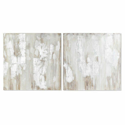 Bild DKD Home Decor 100 x 3,7 x 100 cm abstrakt Moderne (2 Stück)