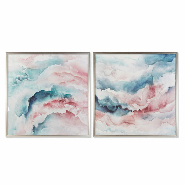 Bild DKD Home Decor abstrakt 104 x 4 x 104 cm Moderne (2 Stück)