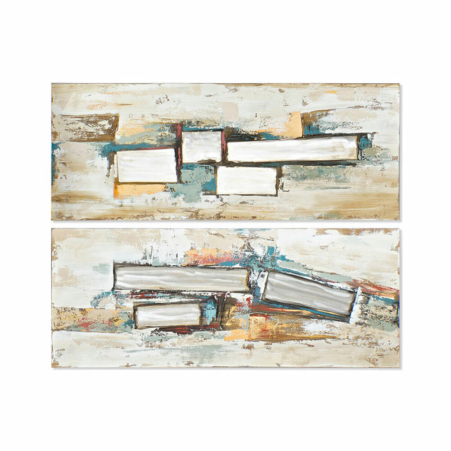 Bild DKD Home Decor 150 x 3 x 60 cm abstrakt Loft (2 Stück)