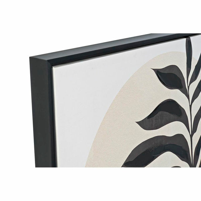 Bild DKD Home Decor 83 x 4,5 x 123 cm Kolonial Pflanzenblatt (2 Stück)