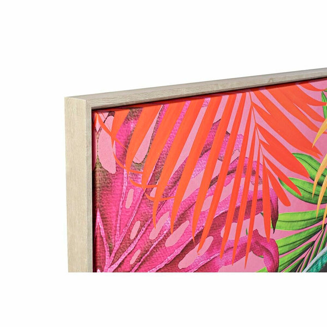 Bild DKD Home Decor 103,5 x 4,5 x 144 cm Tropical Vögel (2 Stück)