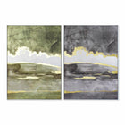 Bild DKD Home Decor 103,5 x 4,5 x 144 cm abstrakt Moderne (2 Stück)