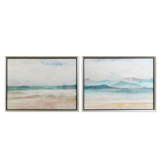 Bild DKD Home Decor 80 x 3,5 x 60 cm Berg Moderne (2 Stück)