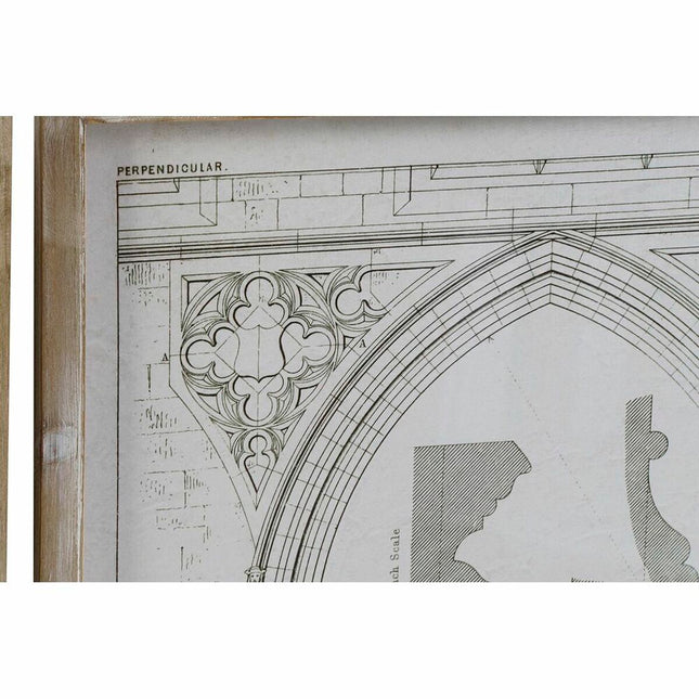 Bild DKD Home Decor 50 x 2 x 65 cm Neoklassisch (4 Stücke)