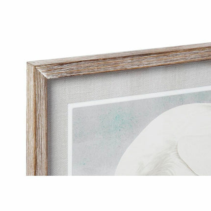 Bild DKD Home Decor 60 x 2,5 x 60 cm Fugl Orientalisch (4 Stücke)