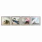 Bild DKD Home Decor 60 x 2,5 x 60 cm Fugl Orientalisch (4 Stücke)