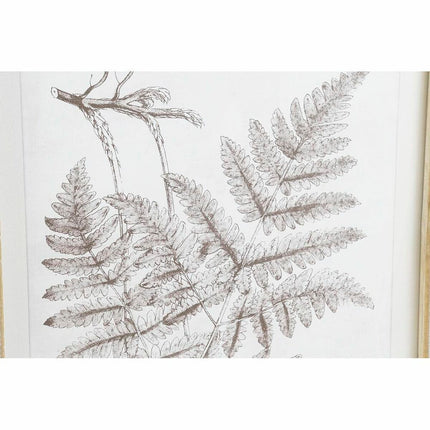 Bild DKD Home Decor 50 x 2,5 x 70 cm Moderne Botanische Pflanzen (8 Stücke)