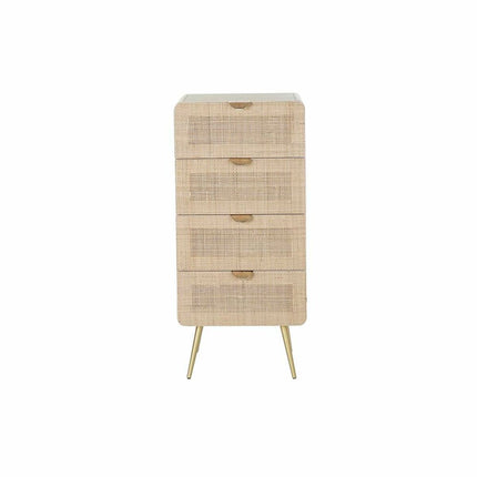Schubladenschrank DKD Home Decor 37 x 30 x 82 cm natürlich Paulonia-Holz
