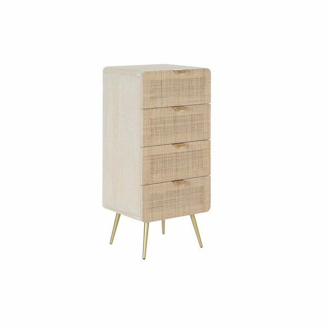 Schubladenschrank DKD Home Decor 37 x 30 x 82 cm natürlich Paulonia-Holz