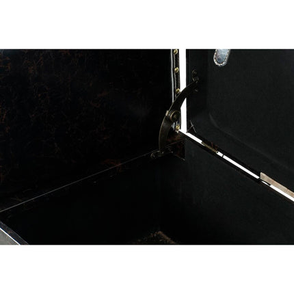 Barhocker DKD Home Decor   Rot Schwarz Beige Braun PU Holz MDF (113 x 40 x 61 cm)