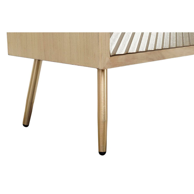 Anrichte DKD Home Decor   150 x 38 x 85 cm Tanne natürlich Gold Metall Holz MDF