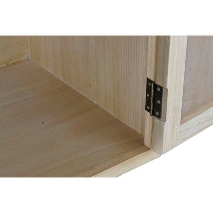 Anrichte DKD Home Decor   150 x 38 x 85 cm Tanne natürlich Gold Metall Holz MDF