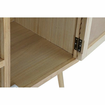TV-Möbel DKD Home Decor 130 x 40 x 60 cm Tanne natürlich Gold Metall Holz MDF