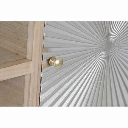 TV-Möbel DKD Home Decor 130 x 40 x 60 cm Tanne natürlich Gold Metall Holz MDF