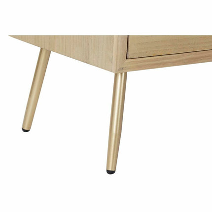 Kommode DKD Home Decor Tanne natürlich Gold Metall Moderne Holz MDF (80 x 40 x 87,5 cm)