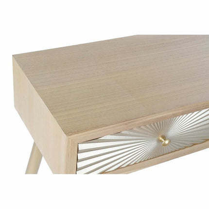 Konsole DKD Home Decor 100 x 36 x 78 cm Tanne natürlich Gold Metall Holz MDF
