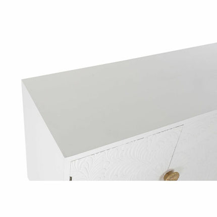 Anrichte DKD Home Decor Weiß Tanne Golden (160 x 42 x 80 cm)