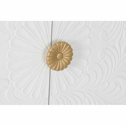 Anrichte DKD Home Decor Weiß Tanne Golden (160 x 42 x 80 cm)