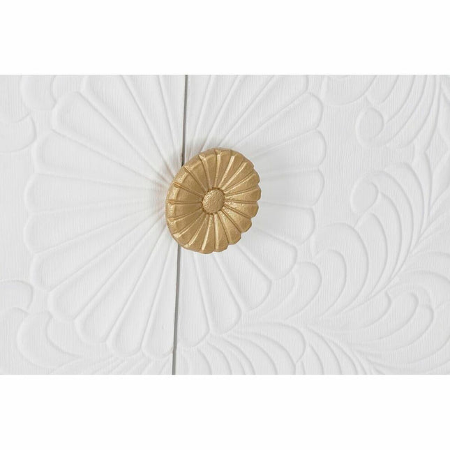 Anrichte DKD Home Decor Weiß Tanne Golden (160 x 42 x 80 cm)
